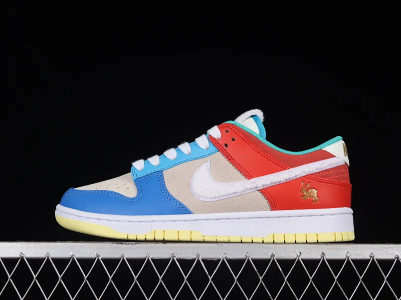 All categories Nk SB Dunk series Nk SB Dunk Low low-top sneakers Nk Dunk Low "Year of the Rabbit" Jingtu Year of the Rabbit limited edition SB low-top sports and leisure sneakers FD4203-111